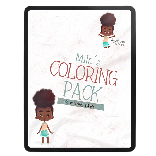 Mila’s Moment: Downloadable Coloring Pack